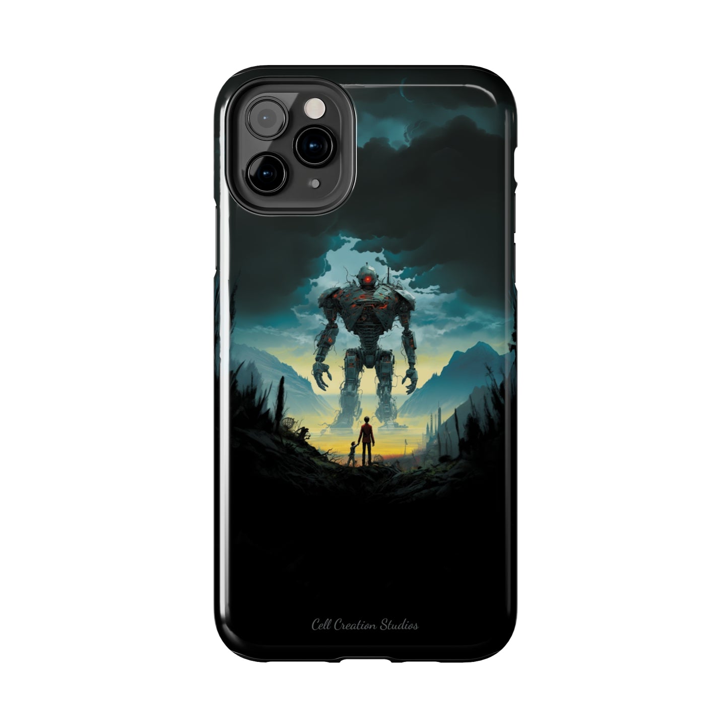 Introducing the "Rising Titan" Cell Phone Case – Witness the Astonishing Emergence of a Giant Robot! -Tough Phone Cases