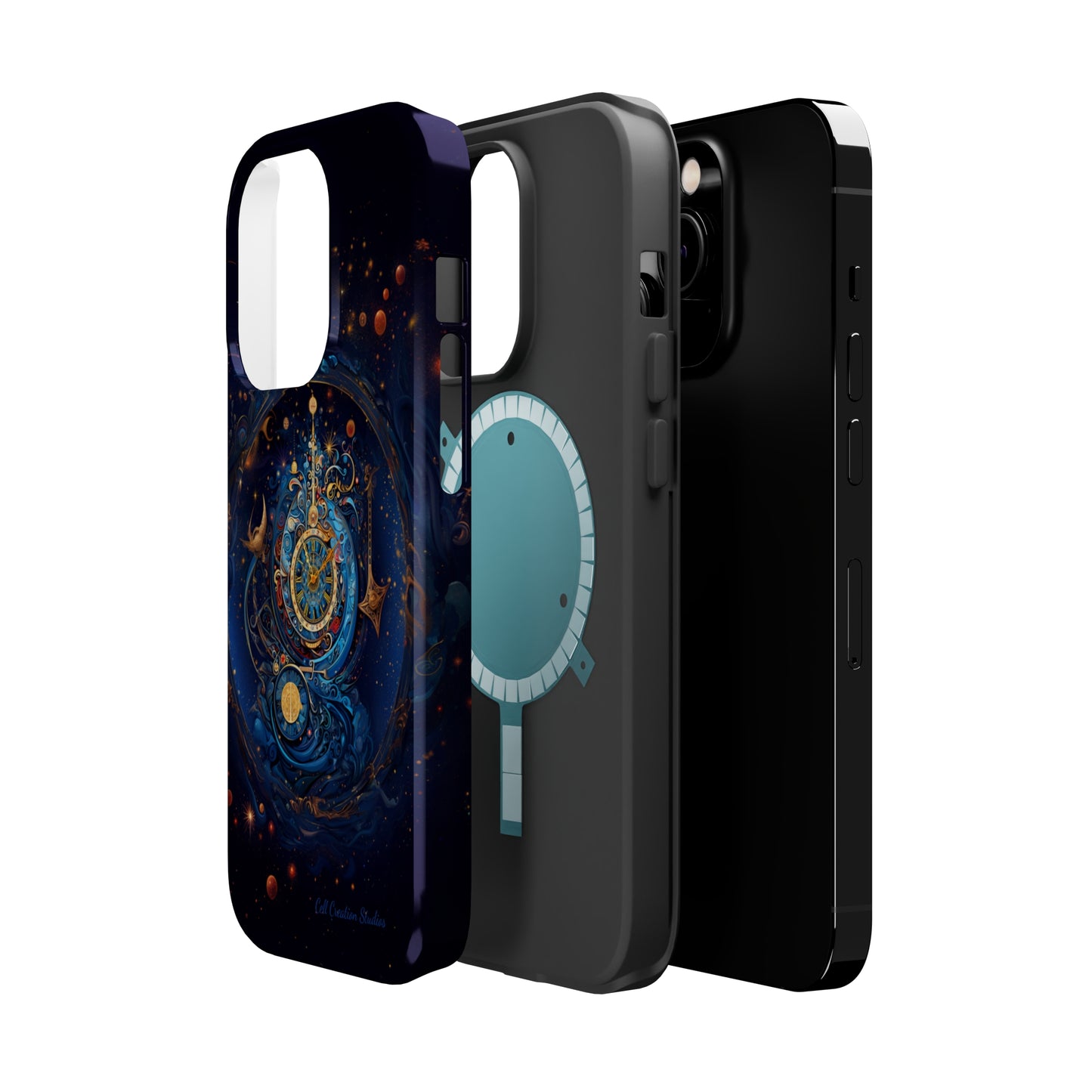 "Cosmic Clock Elegance" -MagSafe Tough iPhone Cases