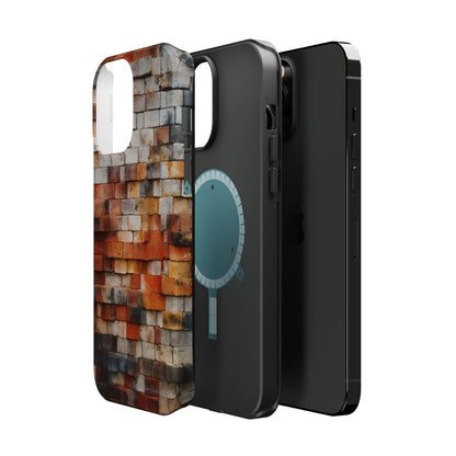 Introducing our "Urban Brickwork" Cell Phone Case – the perfect fusion of style and protection for your device -MagSafe Tough Cases