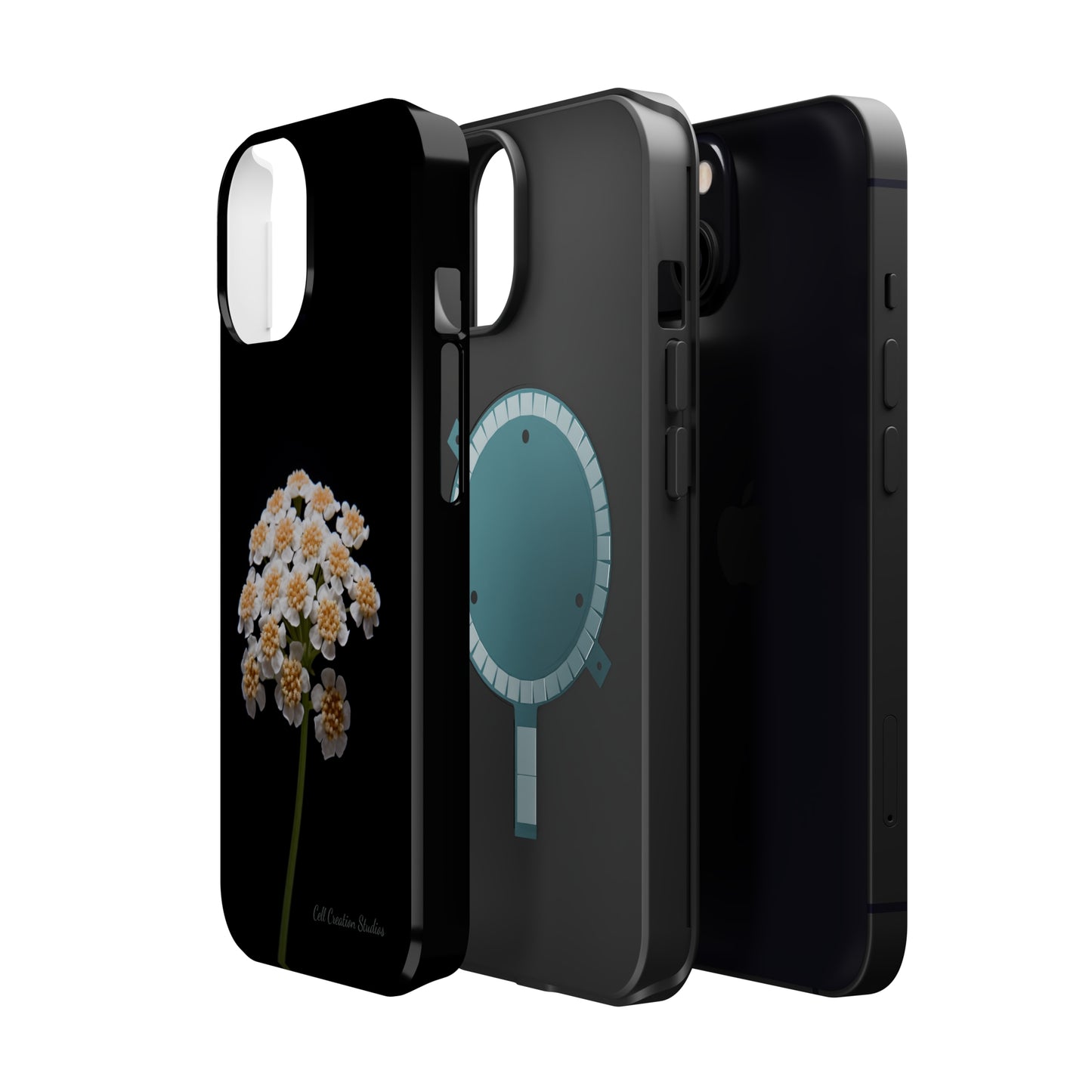 "Elegant Yarrow Bloom" Phone Case -MagSafe Tough Cases