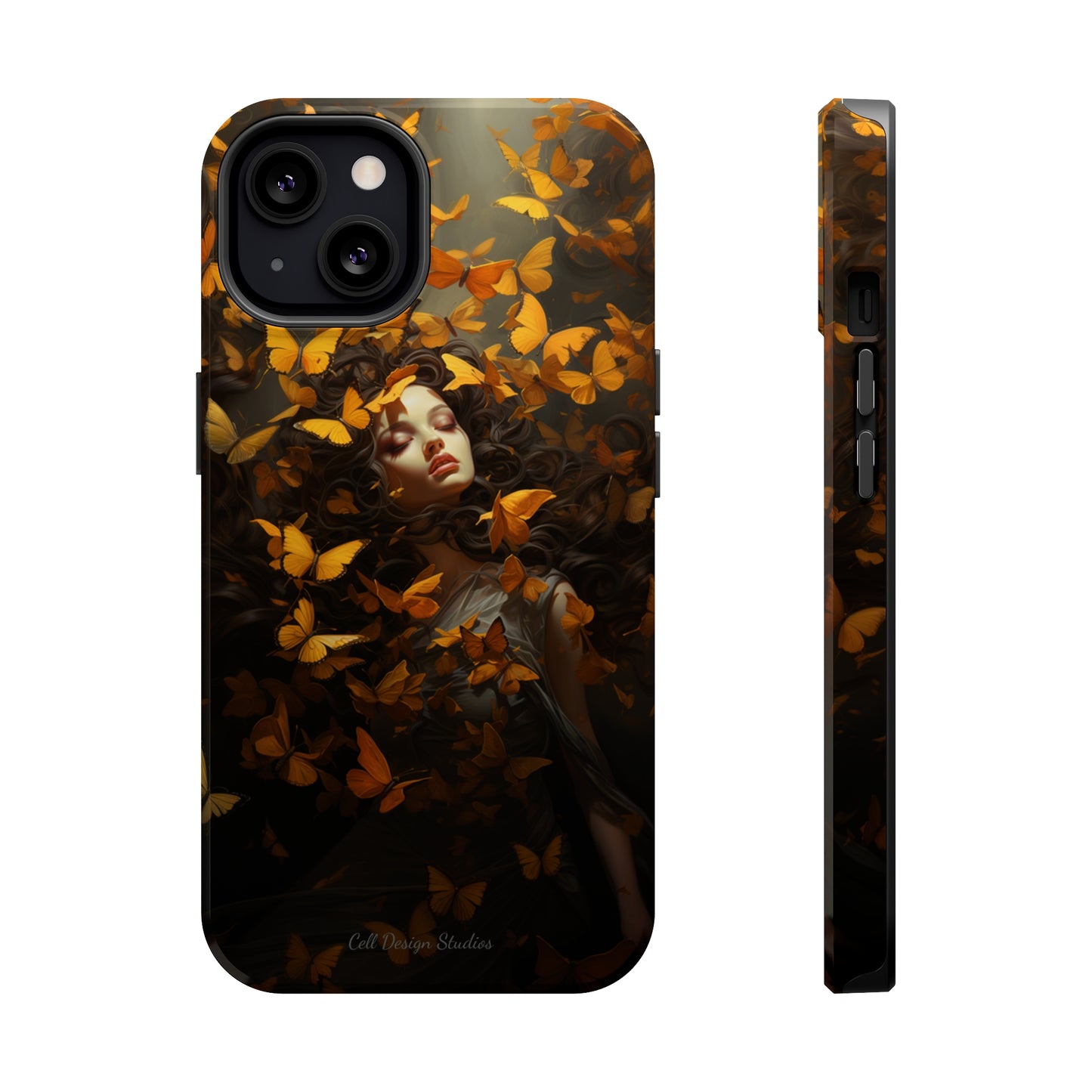 Introducing the "Butterfly Embrace" Cell Phone Case – A Fusion of Beauty and Grace -MagSafe Tough Cases