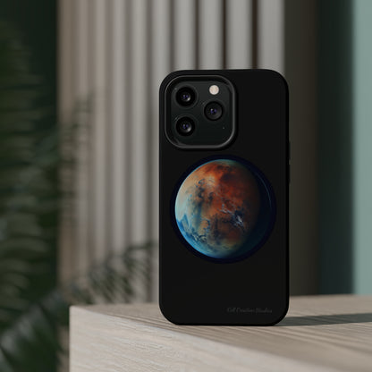 Introducing the "Mars Marvel" Cell Phone Case – Explore the Red Planet -MagSafe Tough Cases