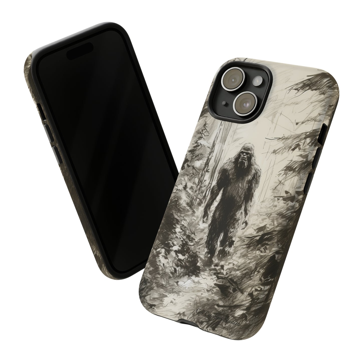 "Bigfoot in the Wilderness" Cell Phone Case – Encounter Bigfoot's Mystery -Tough Cases