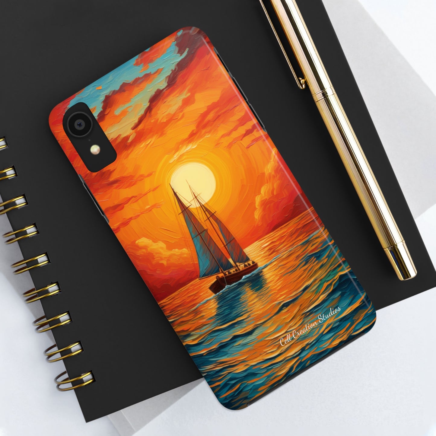 "Sailboat Sunset" -Tough iPhone Cases