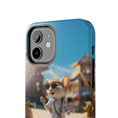 Introducing the "Groovy Mouse Rockstar" Cell Phone Case – Rock to the Beat of Coolness -Tough Phone Cases