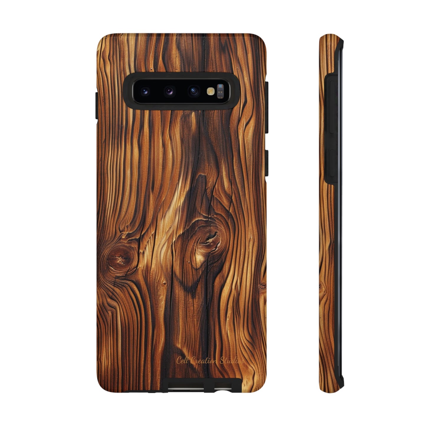 "Wood Grain Elegance" Tough Samsung Galaxy Cases