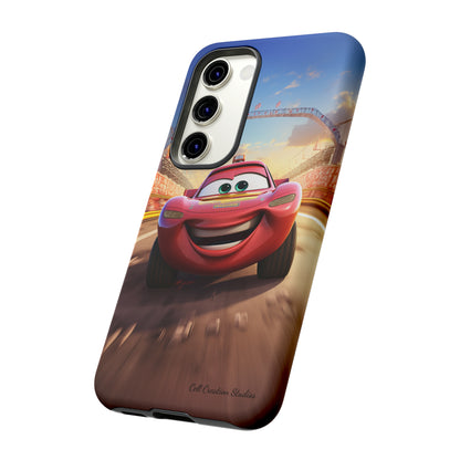 The "Smiling Red Racer" Phone Case -Tough Cases