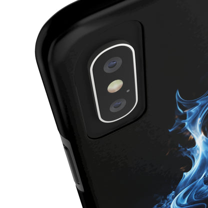 "Blue Flame" Phone Case: Ignite Your Style with Fiery Elegance -Tough Phone Cases