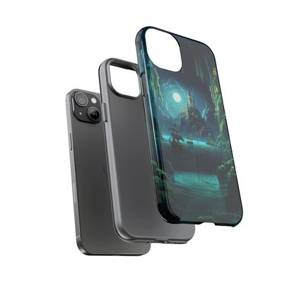 Introducing the "Moonlit Ancient City" Cell Phone Case – Explore Mysteries in the Glow of Moonlight -Tough Cases