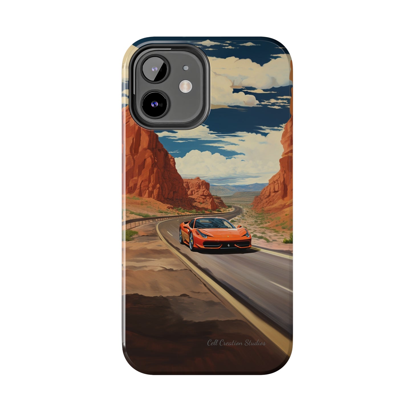 "Desert Racer Ferrari Edition" -Tough iPhone Cases