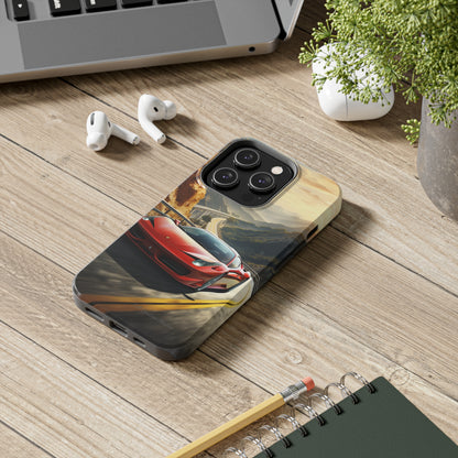 "Mountain Majesty Ferrari Edition" -Tough iPhone Cases