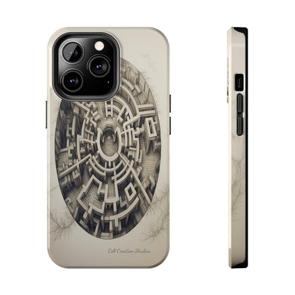 "Discover the Mystery: Maze-Inspired Cell Phone Case" -Tough Phone Cases