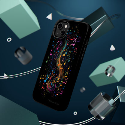 Elevate Your Style and Passion for Music with Our "Harmonious Notes" Cell Phone Case -MagSafe Tough Cases