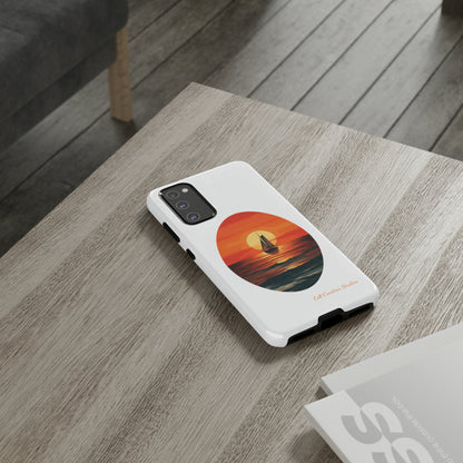 "Sailboat Sunset Serenity" -Tough Samsung Cases