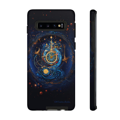 "Cosmic Clock Elegance" -Tough Samsung Phone Cases