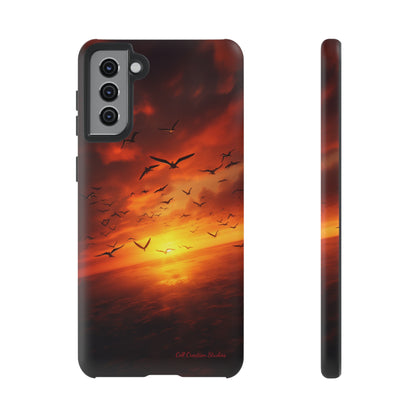 Introducing the "Sunset Soar" Cell Phone Case – Embrace Freedom and Beauty -Tough Cases