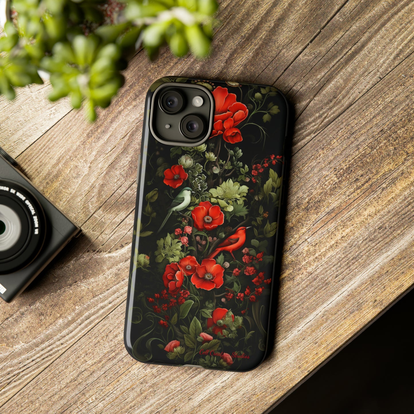 "Floral Serenade Elegance" -Tough iPhone Cases