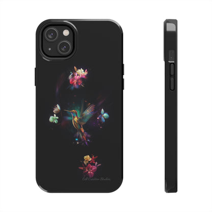 Introducing the "Floral Harmony Hummingbird" Cell Phone Case – Where Elegance Meets Nature -Tough Phone Cases