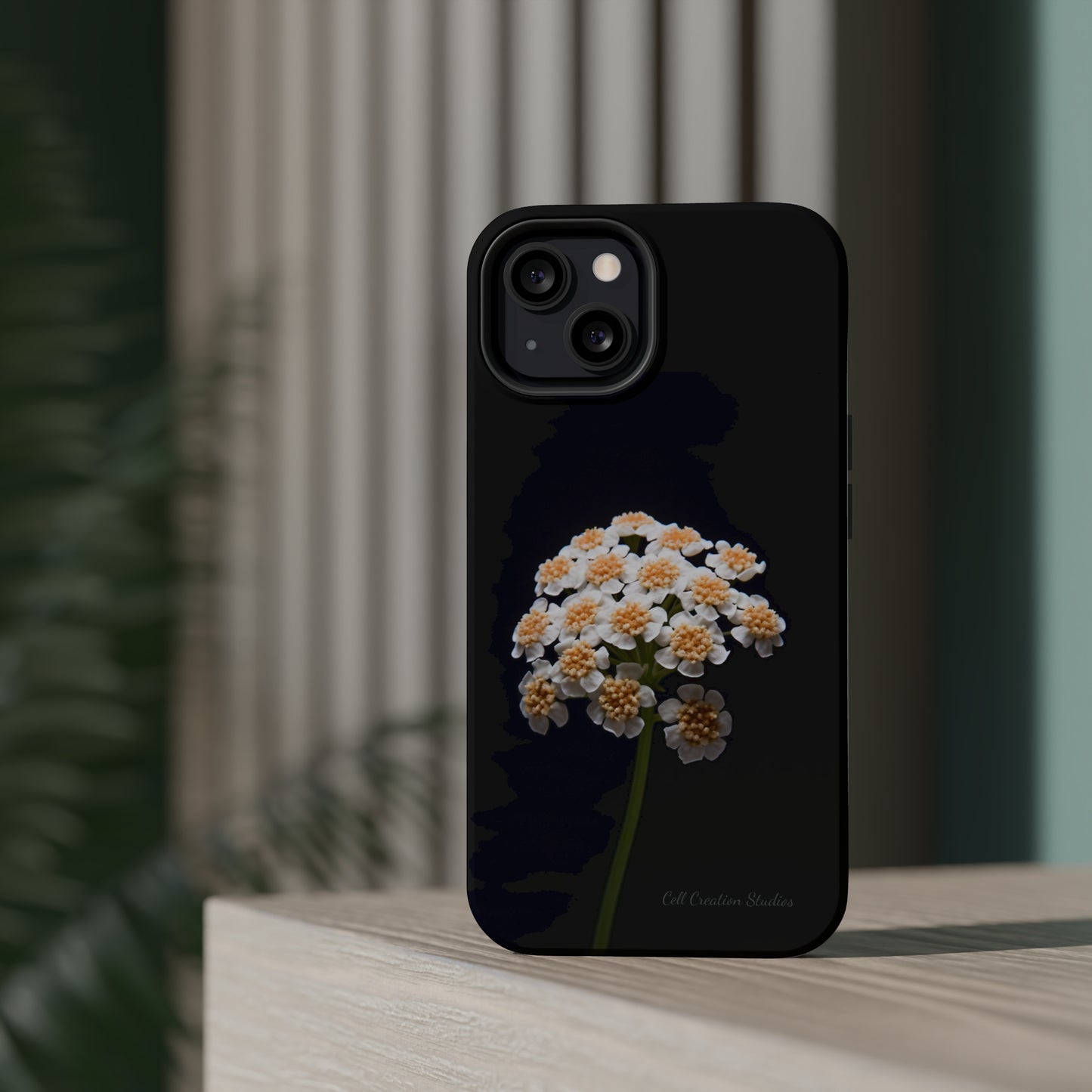 "Elegant Yarrow Bloom" Phone Case -MagSafe Tough Cases