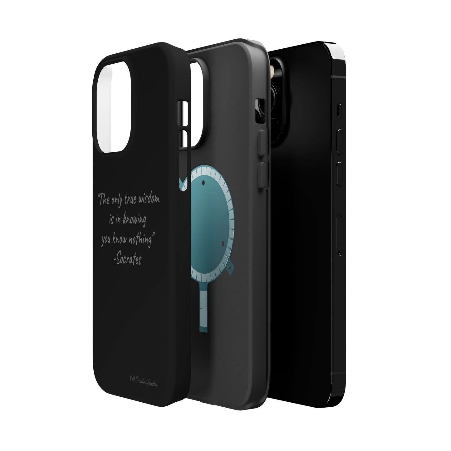 The "Socrates' Wisdom" Quote Phone Case -MagSafe Tough Cases