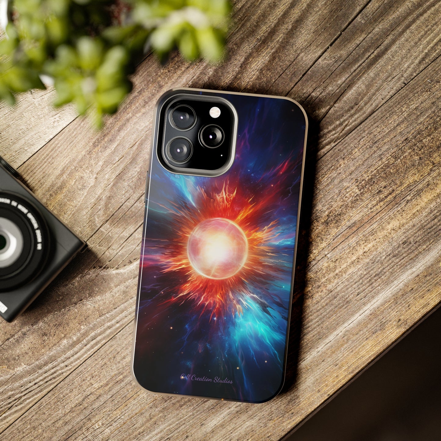 Introducing the "Stellar Cataclysm" Cell Phone Case – Capture the Cosmic Drama of a Neutron Star Explosion! -Tough Phone Cases