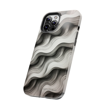 The "Geometric Waves" Cell Phone Case -Tough Phone Cases