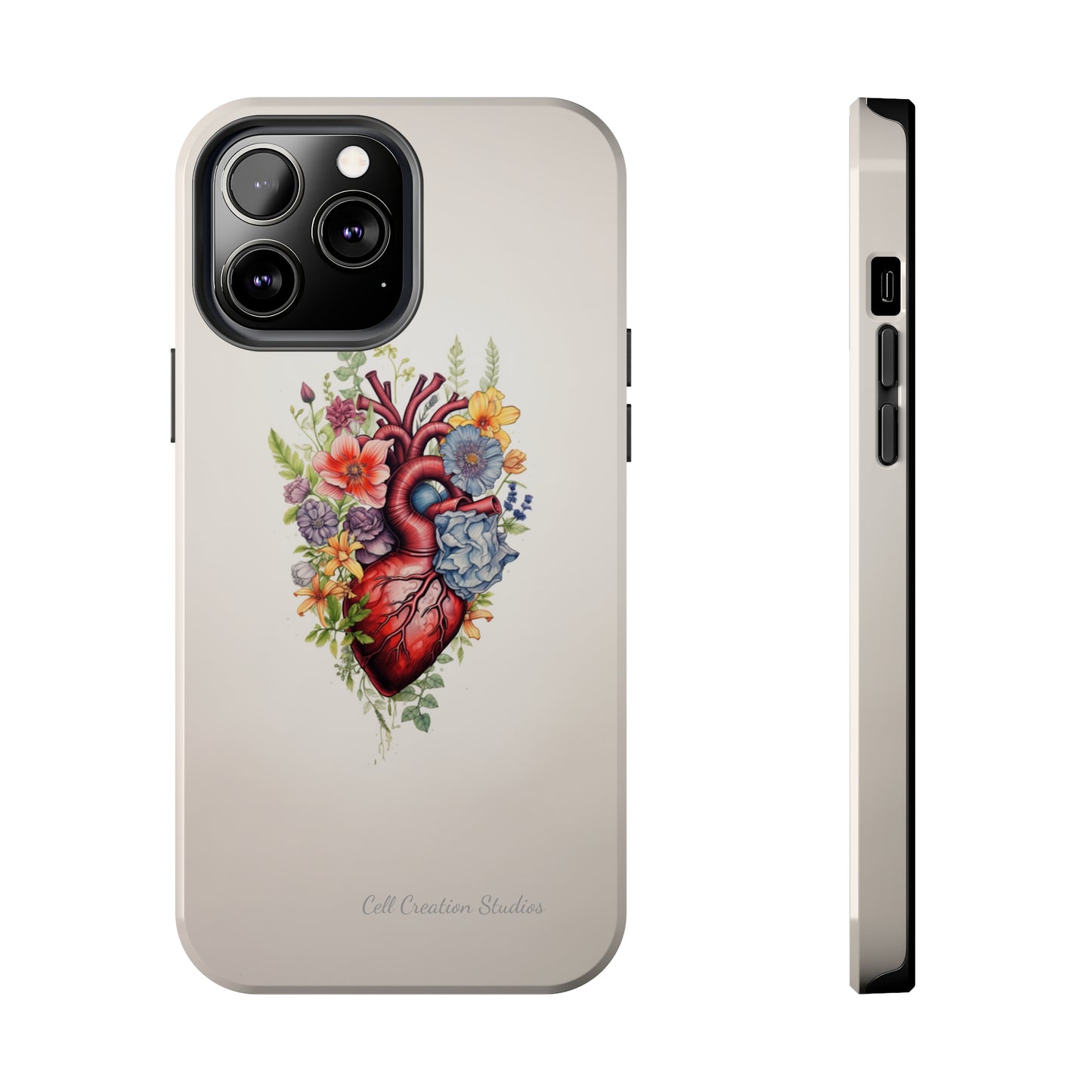 "Blooming Hearts" -Tough iPhone Cases