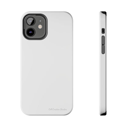 "Pure Elegance White" -Tough iPhone Cases