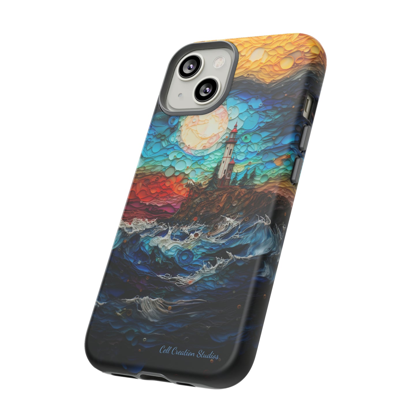 "Coastal Canvas Guardian" -Tough iPhone Cases