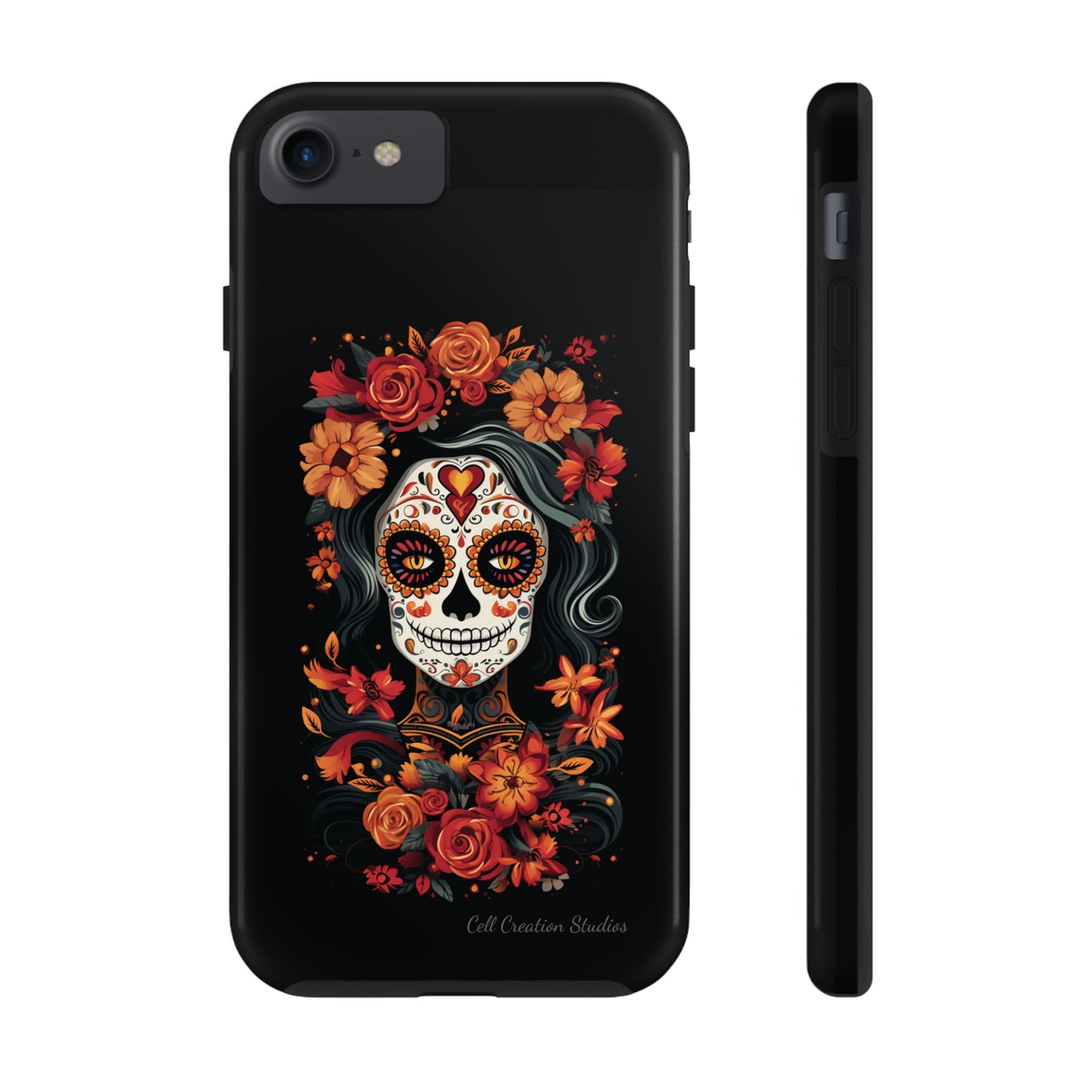 Introducing the "Day of the Dead Fiesta" Cell Phone Case – Celebrate Life in Style -Tough Phone Cases