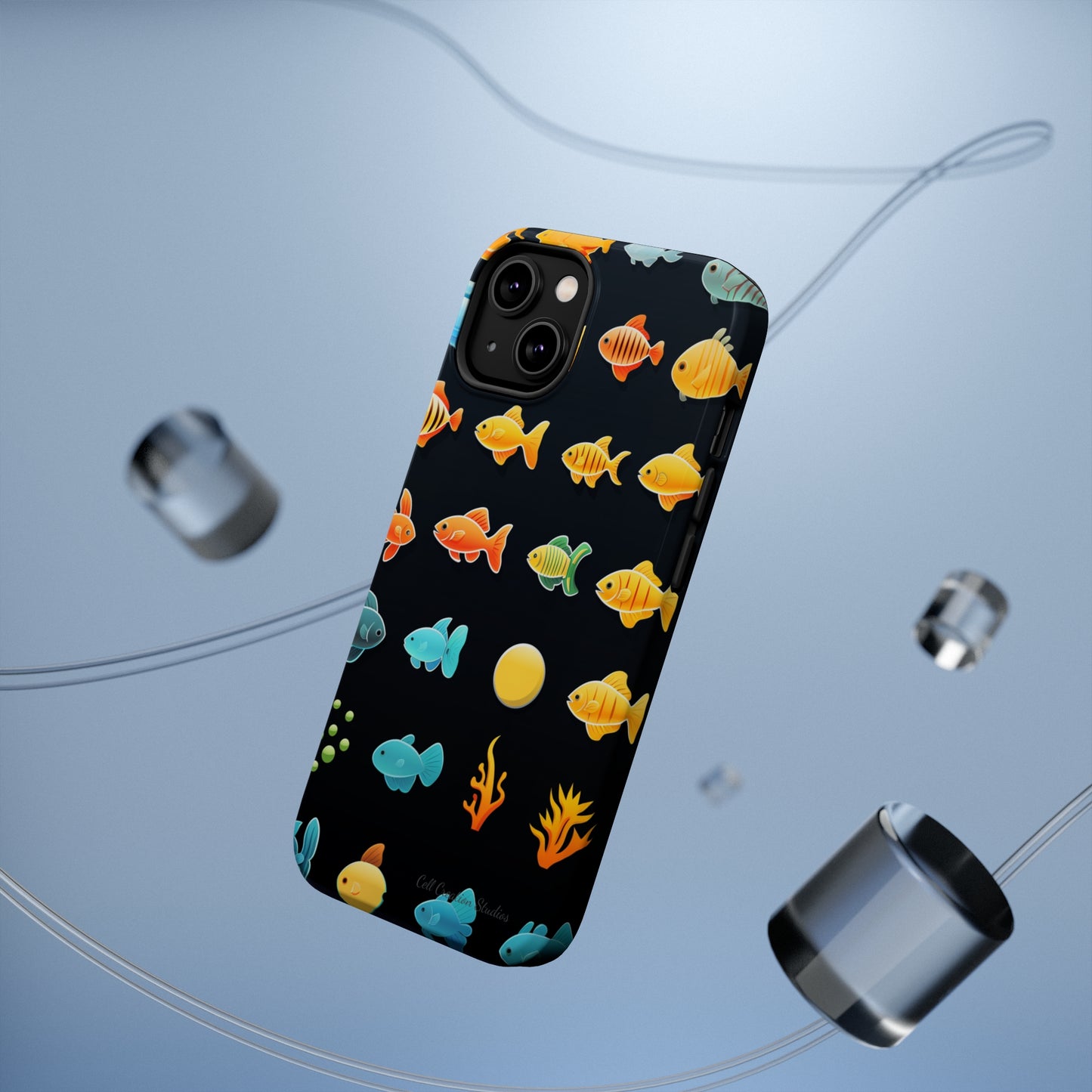 "AquaArt Fish" -MagSafe Tough Phone Cases