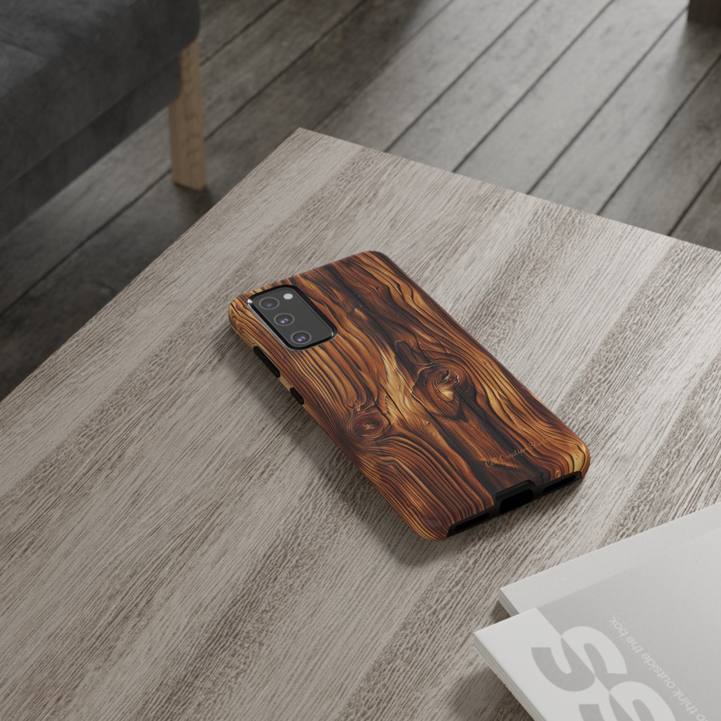 "Wood Grain Elegance" Tough Samsung Galaxy Cases