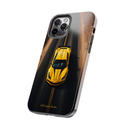 Introducing the "Desert Speedster" Cell Phone Case – Feel the Thrill of a Ferrari Racing through the Desert! -Tough Phone Cases