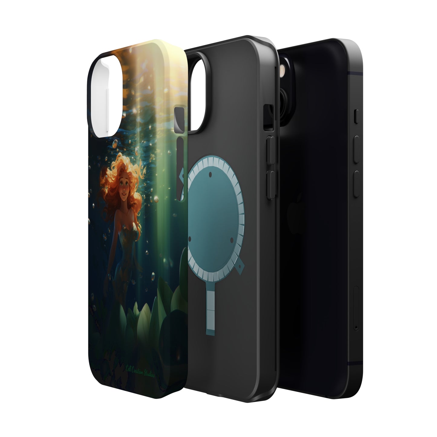 Dive into Enchantment with Our "Ariel Little Mermaid" Phone Case -MagSafe Tough Cases