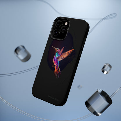 Introducing the "Enchanted Hummingbird" Cell Phone Case – Elegance Meets Nature -MagSafe Tough Cases