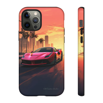 "Sunset Boulevard Ferrari Edition" -Tough iPhone Cases