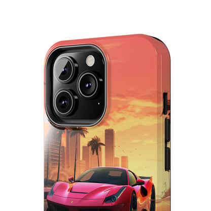 "Sunset Boulevard Ferrari Edition" -Tough iPhone Cases