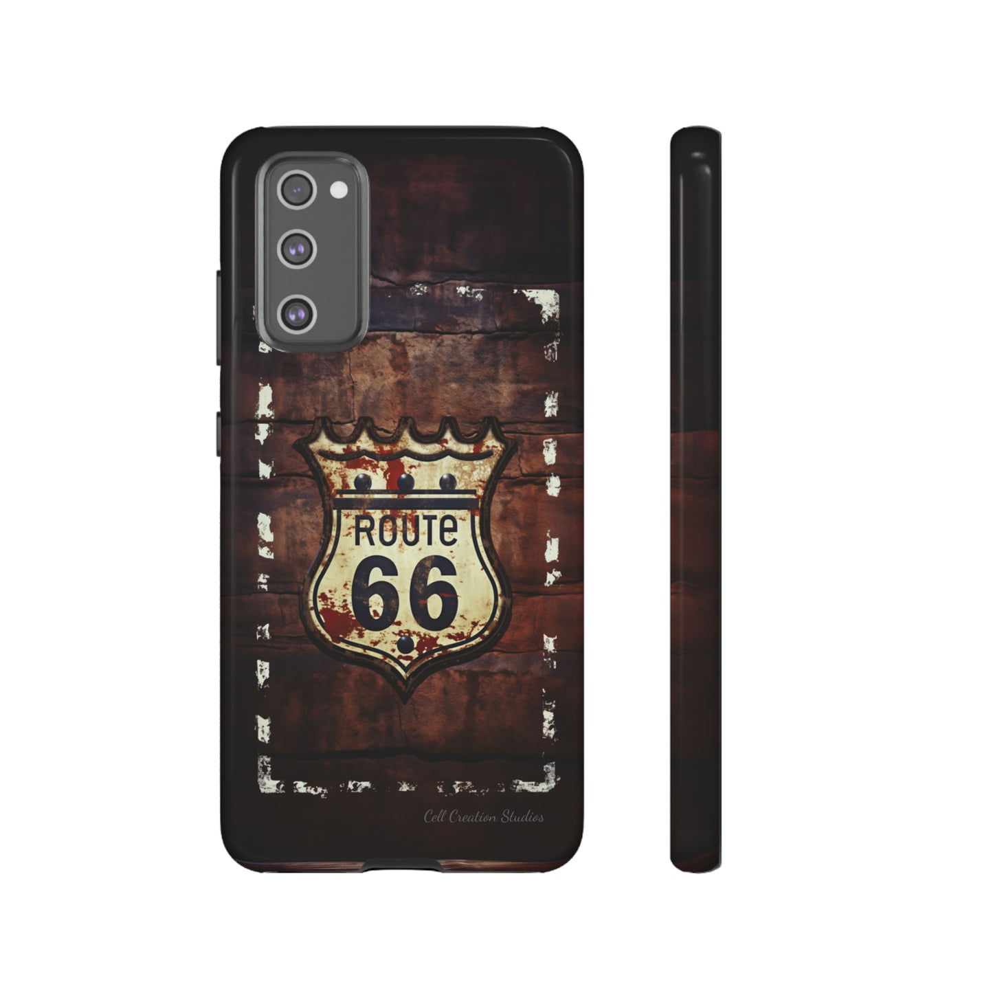 "Retro Route 66" Phone Case -Tough Cases