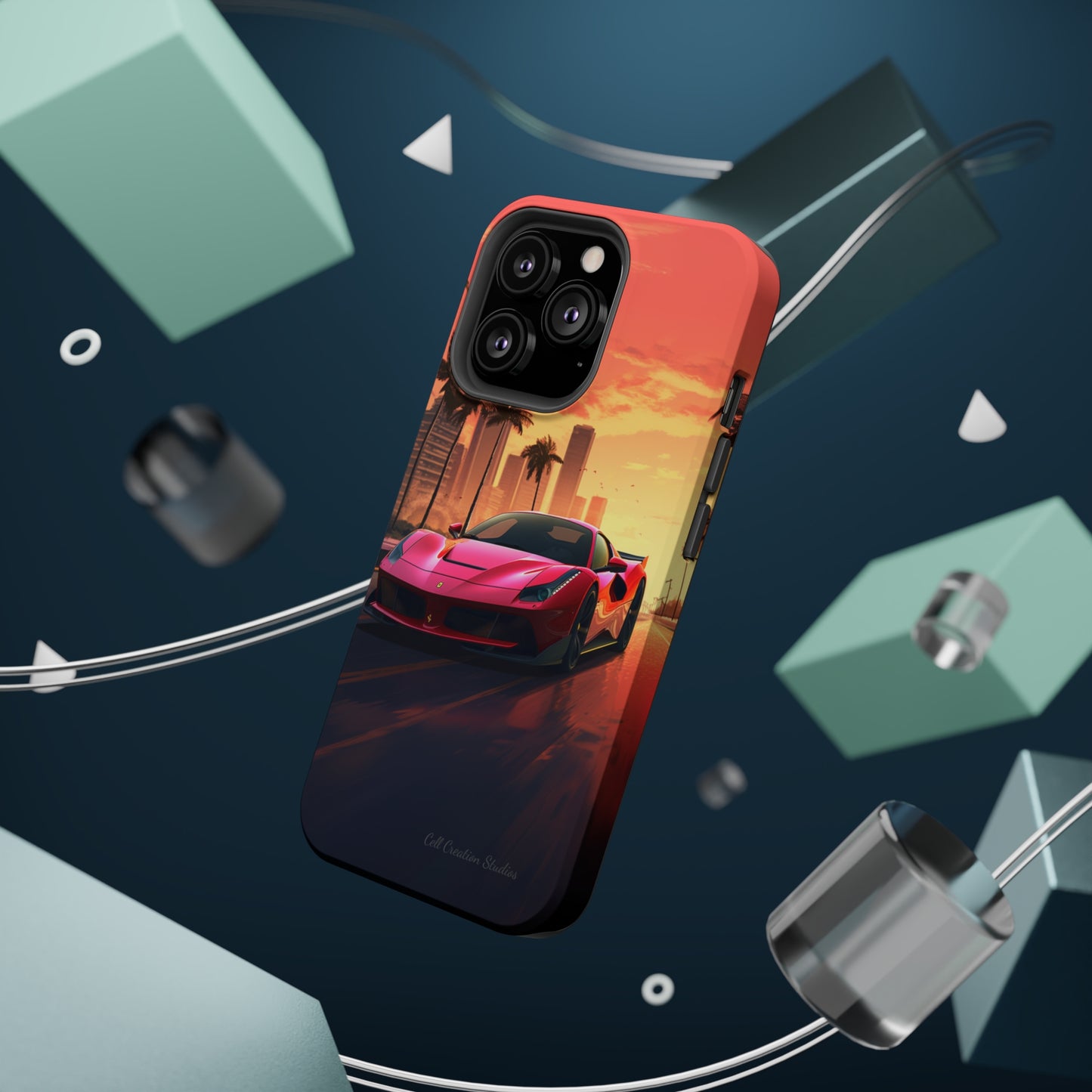 "Sunset Boulevard Ferrari Edition" -MagSafe Tough iPhone Cases