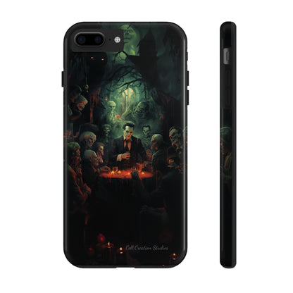 Introducing the "Ghoulish Gala" Cell Phone Case – Dracula's Halloween Soiree -Tough Phone Cases