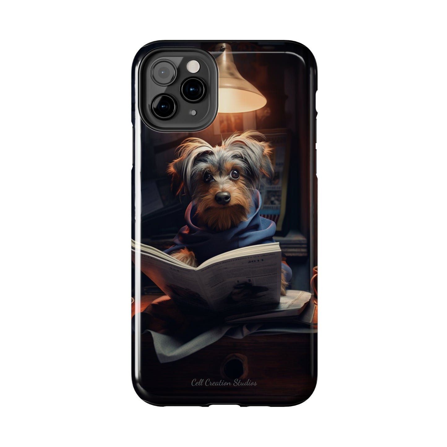 Introducing the "Canine Chronicle" Cell Phone Case – Where Tail-Wagging Tales Unfold! -Tough Phone Cases