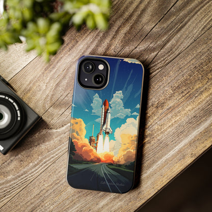 Introducing the "NASA Space Shuttle Launch" Cell Phone Case – Elevate Your Style to New Heights -Tough Phone Cases