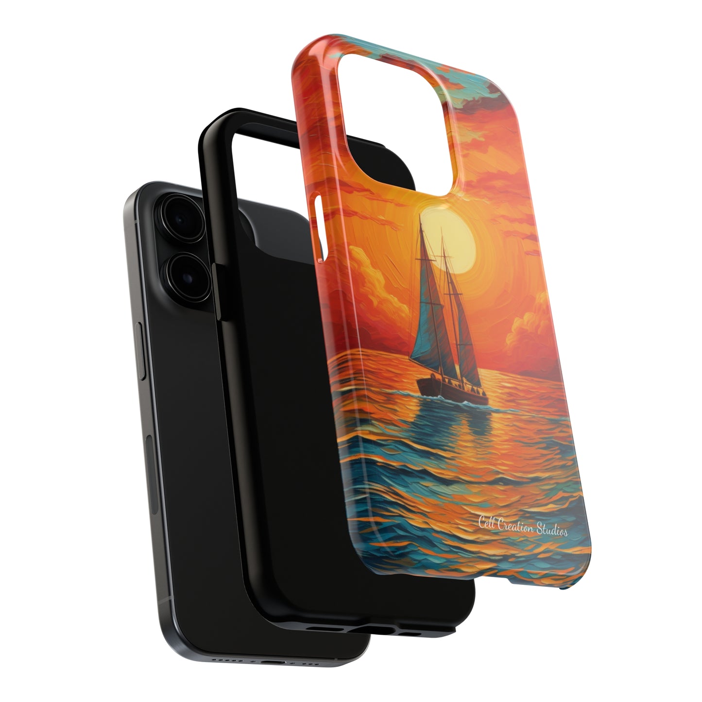 "Sailboat Sunset" -Tough iPhone Cases