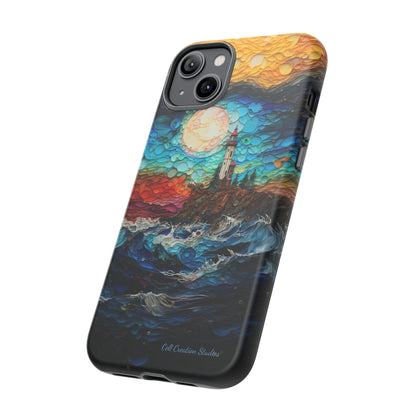 "Coastal Canvas Guardian" -Tough iPhone Cases