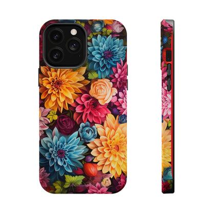 Introducing the "Floral Harmony" Cell Phone Case – Elevate Your Style with Nature's Grace -MagSafe Tough Cases