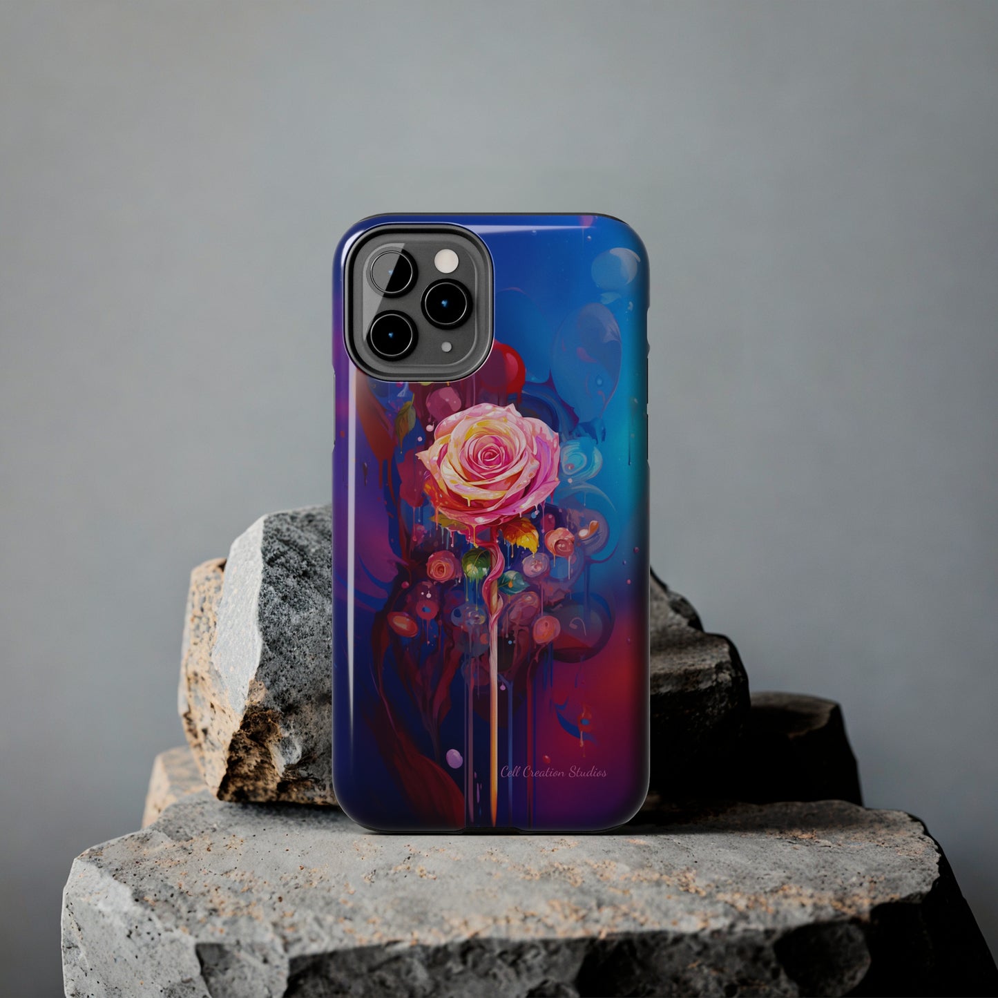 "Dreamy Rose Bloom Fantasy" -Tough iPhone Cases