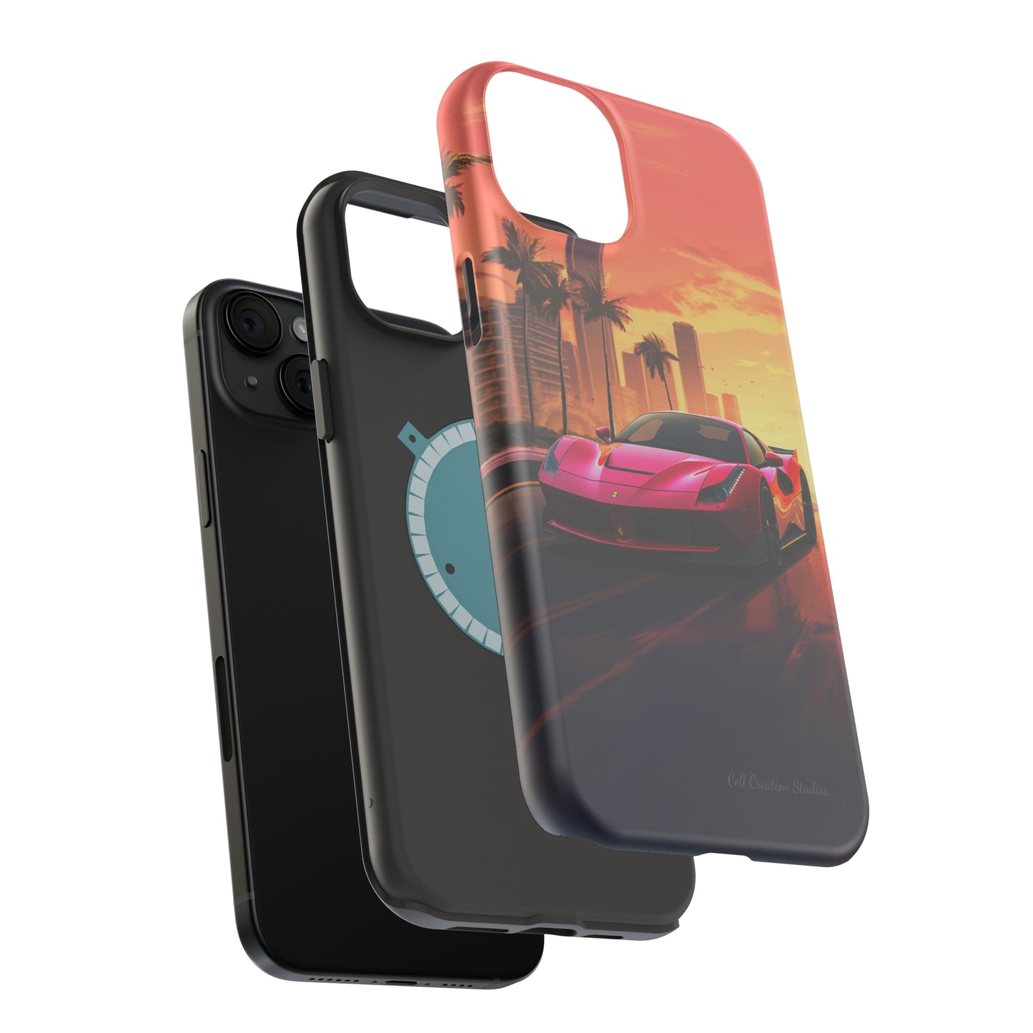 "Sunset Boulevard Ferrari Edition" -MagSafe Tough iPhone Cases