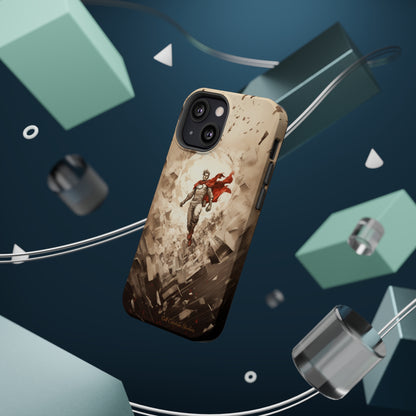 Introducing the "Heroic Guardian" Cell Phone Case – Unleash Your Inner Superhero with Captivating Design -MagSafe Tough Cases