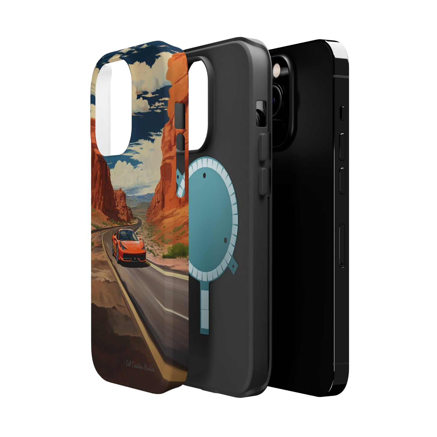 "Desert Racer Ferrari Edition" -MagSafe Tough iPhone Cases