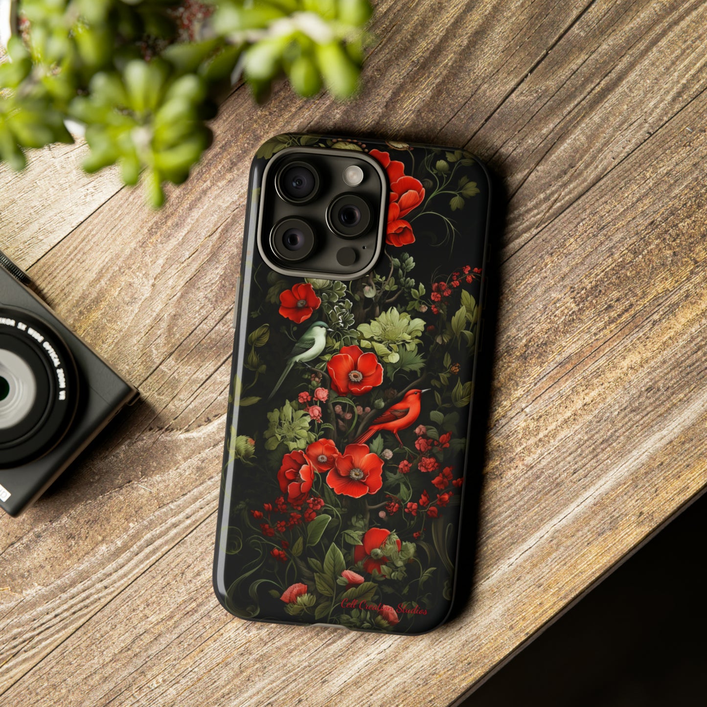 "Floral Serenade Elegance" -Tough iPhone Cases